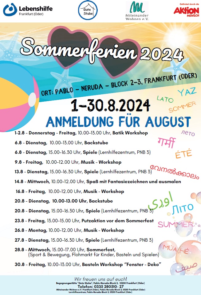 Sommerferien 2 2 2024